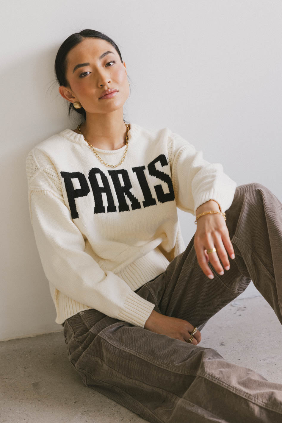 Paris Cable Knit Sweater - FINAL SALE