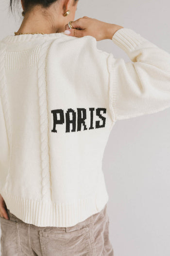 Paris Cable Knit Sweater - FINAL SALE