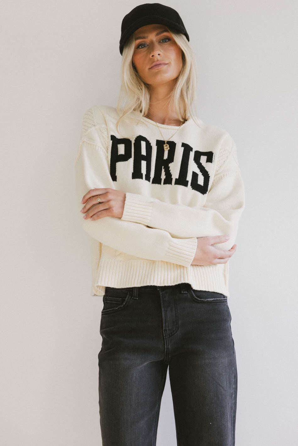 Paris Cable Knit Sweater - FINAL SALE