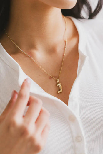 Bubble Letter Necklace - FINAL SALE