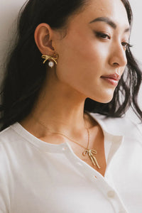 Gold earrings