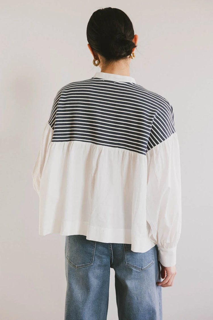 Oversized top in white 