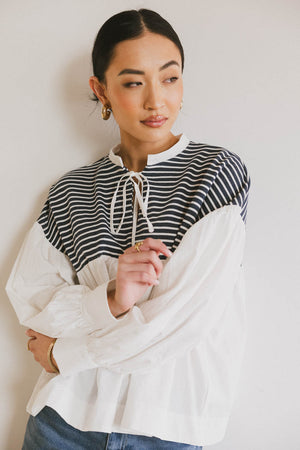 Anchor Striped Top - FINAL SALE