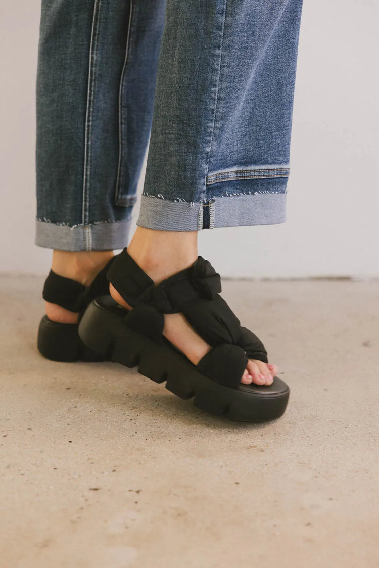 Black sandals 