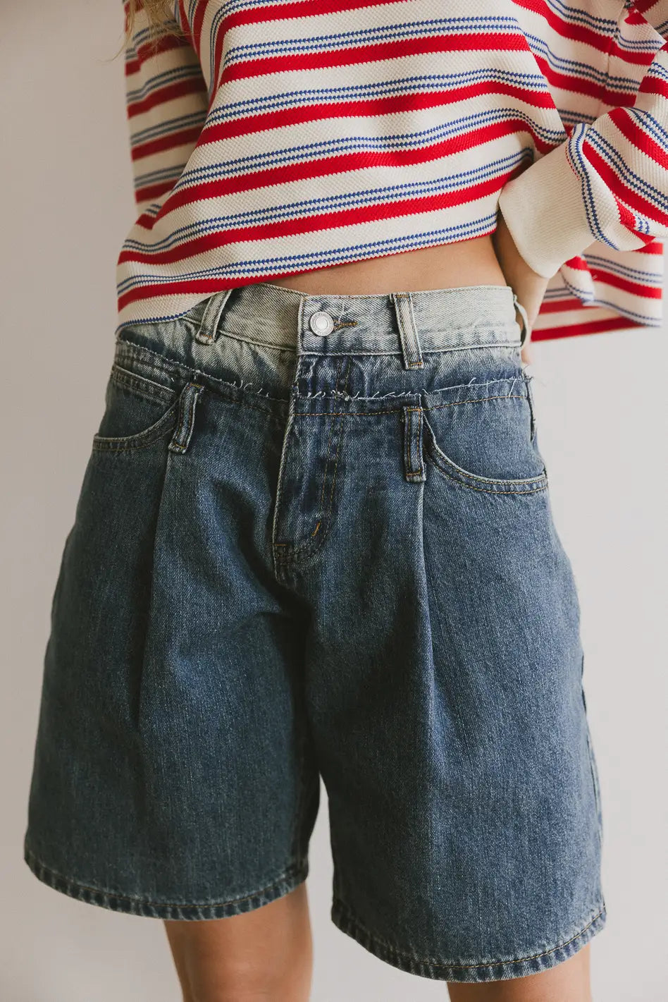 パンツ 25ss FARFETCH | Black | Shorts Waistband Double Namacheko