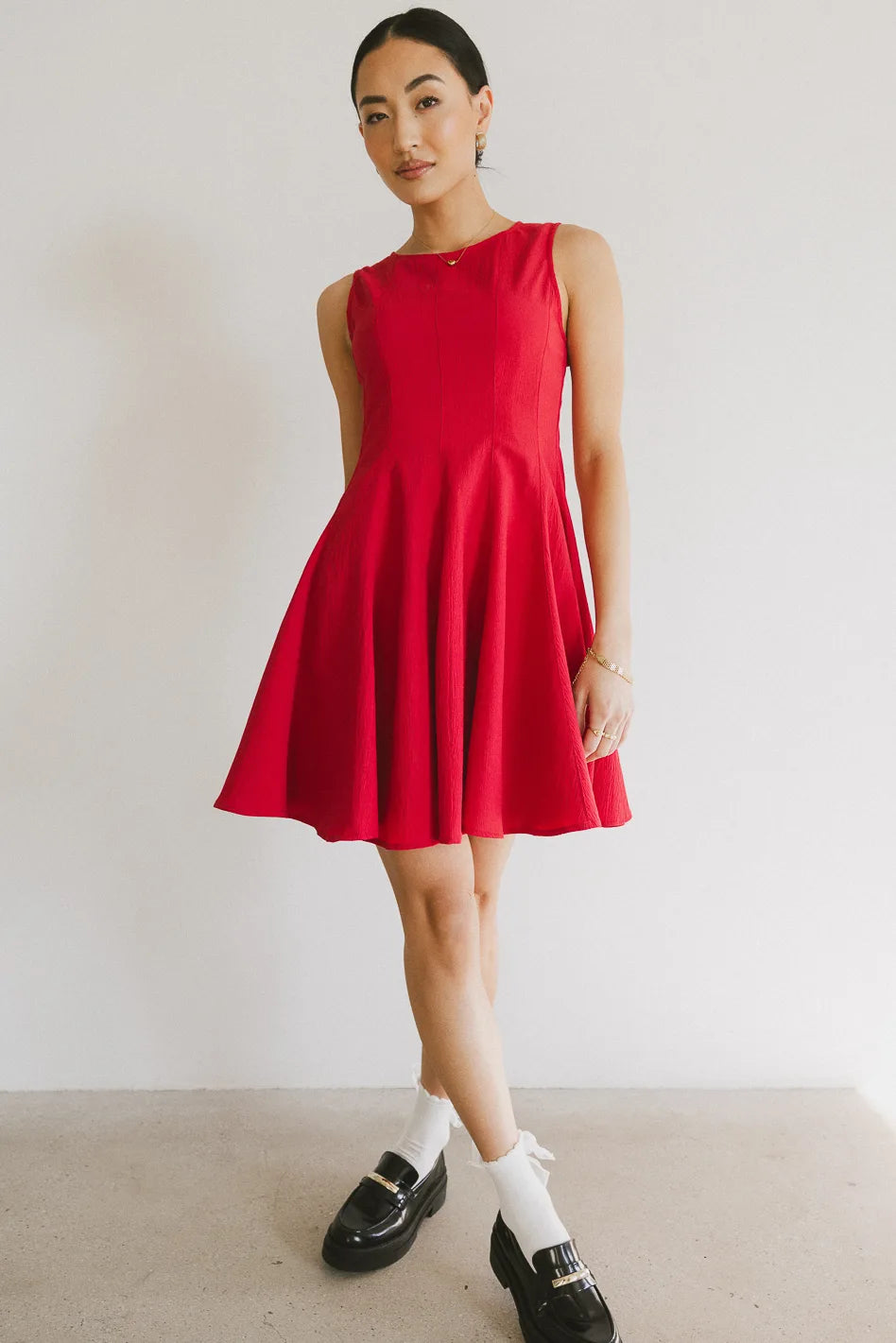 Liora Mini Dress in Red - FINAL SALE Liora Mini Dress in Red - FINAL SALE