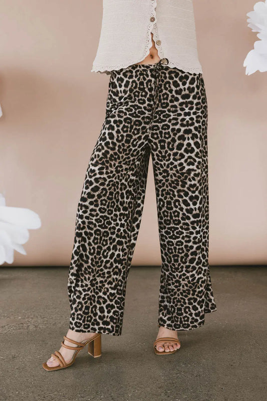 Leopard print pants 