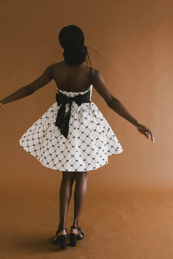 Sienna Bow Mini Dress - FINAL SALE