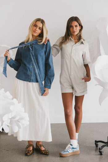 Jumpsuit with stripes 