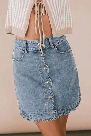 Kalista Denim Mini Skirt