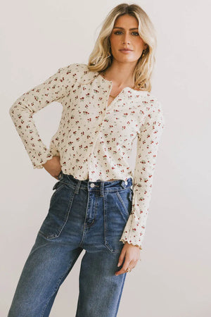 Karrie Floral Knit Cardigan