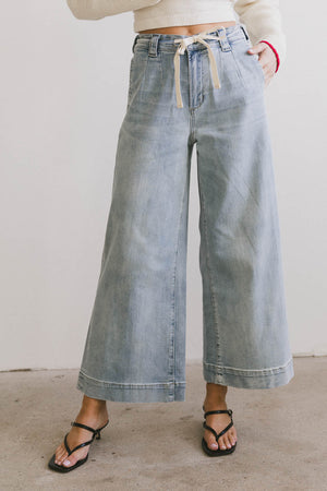 Pablo Wide Leg Denim Pants - FINAL SALE