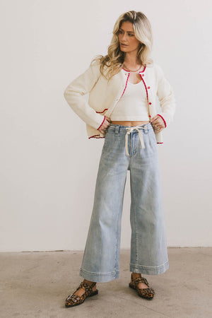 Pablo Wide Leg Denim Pants