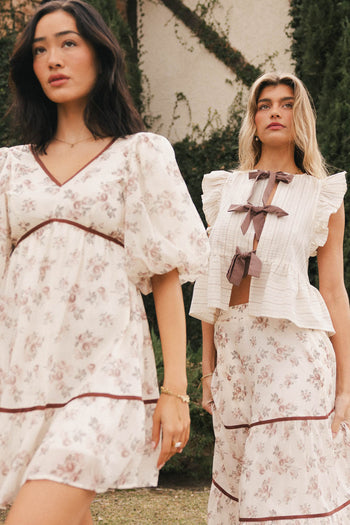 Lincoln Ribbon Trim Mini Dress - FINAL SALE