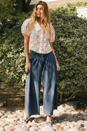 Neiko Floral Top - FINAL SALE