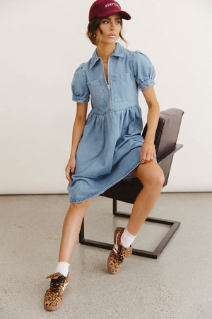 Georgia Denim Midi Dress