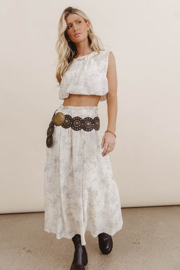 Balloon top in cream