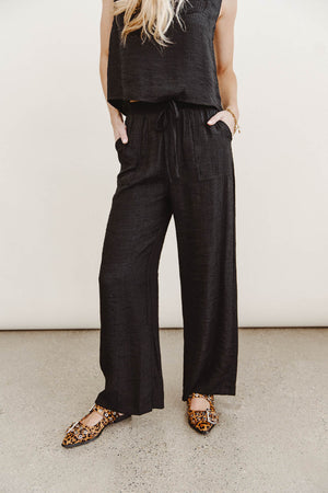 Debbie Wide Leg Pants in Black