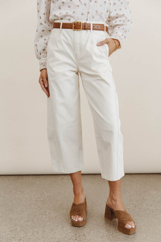 Barrell pants in cream 