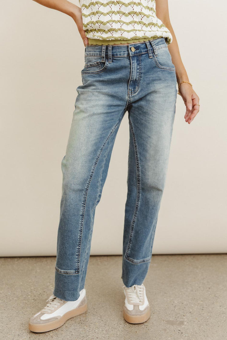 Medium wash denim 