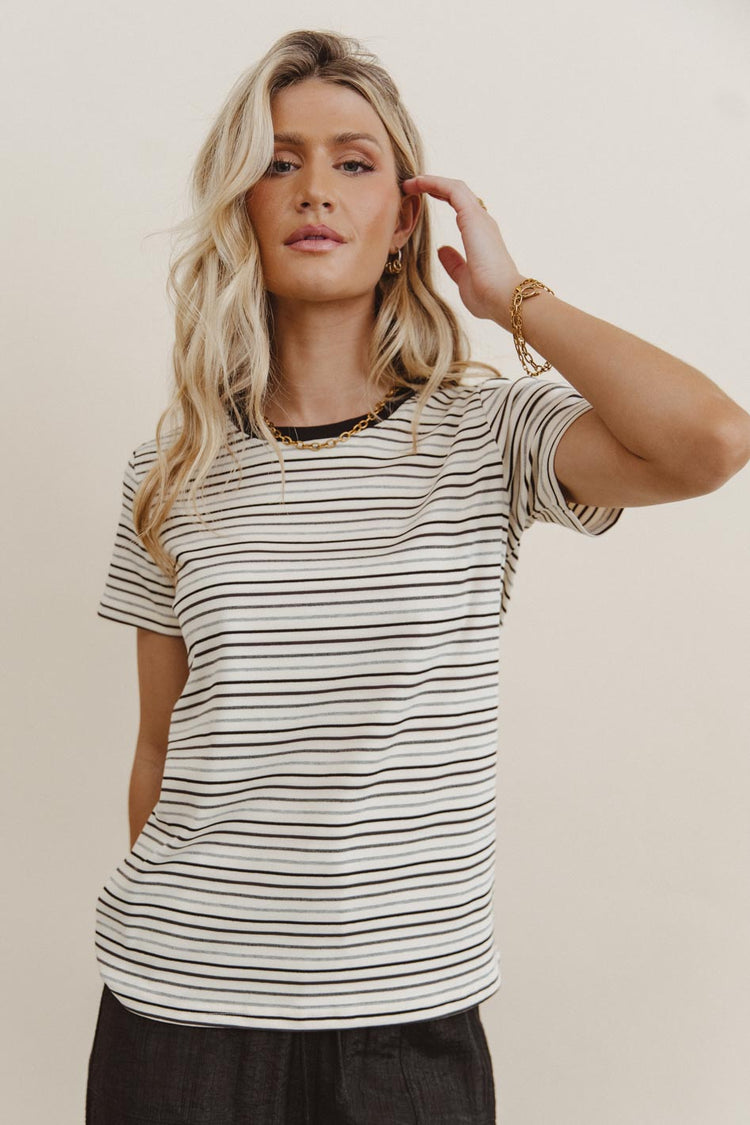 striped top