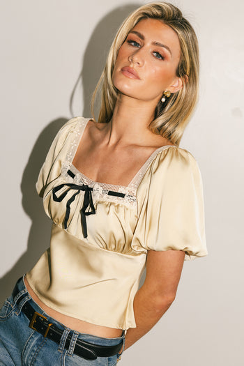 Cove Tie Blouse - FINAL SALE