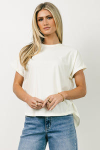 Khloe Knit Top in White