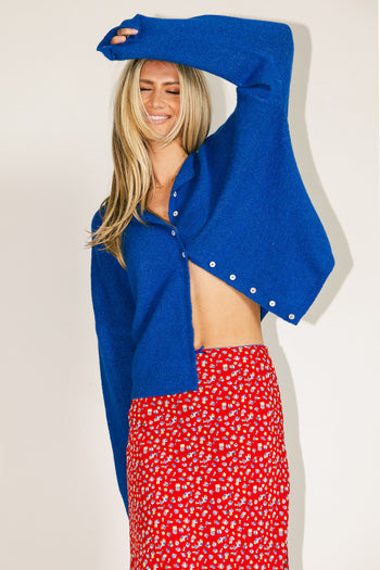 Maci Cardigan in Blue - FINAL SALE