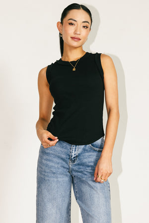 Kimberly Tank Top in Black