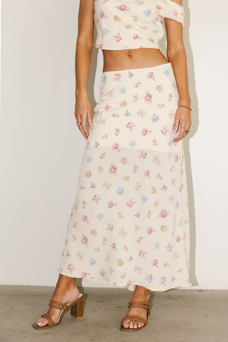 Ivy Floral Midi Skirt