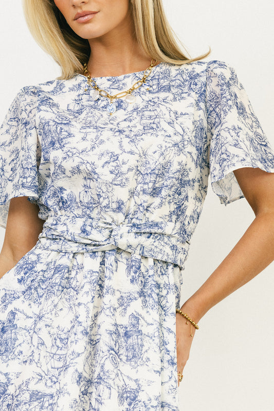 Theresa Floral Midi Dress