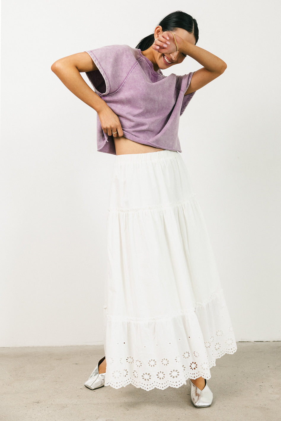 Sierra Cap Sleeve Top in Mauve - FINAL SALE