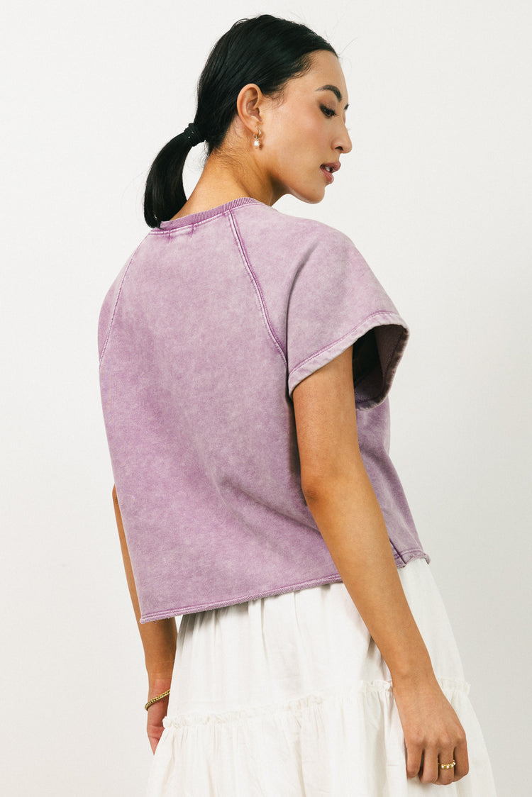 Sierra Cap Sleeve Top in Mauve