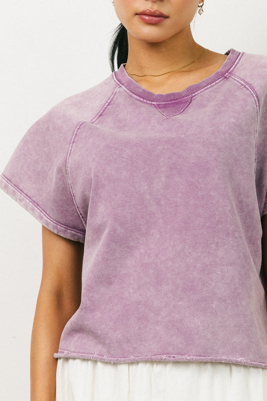 Sierra Cap Sleeve Top in Mauve