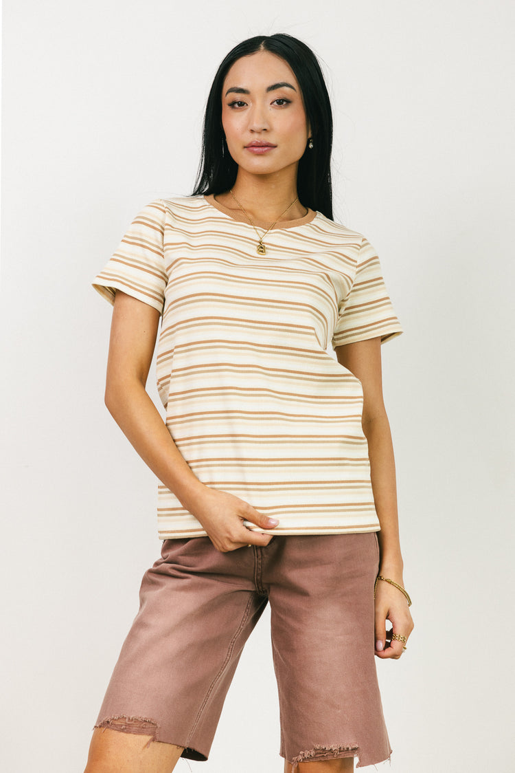 Ribbed striped shirt 