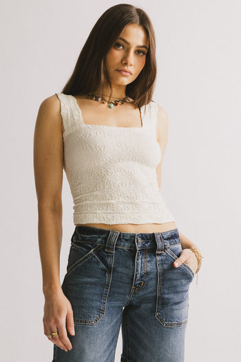 Heartbreaker Cami in Cream - FINAL SALE