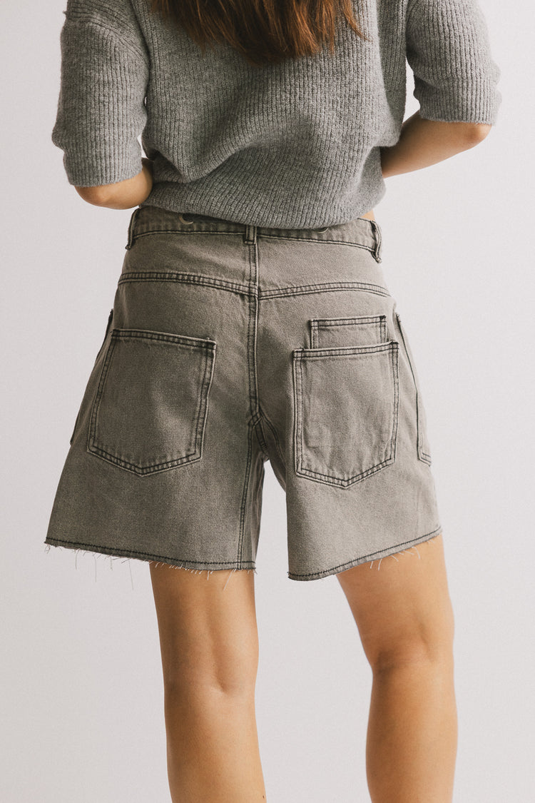 long denim shorts