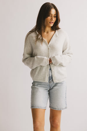 Maci Cardigan in Grey - FINAL SALE