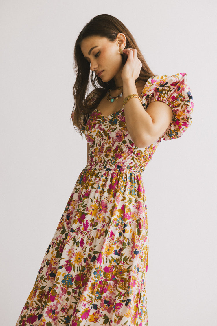 printed floral dress