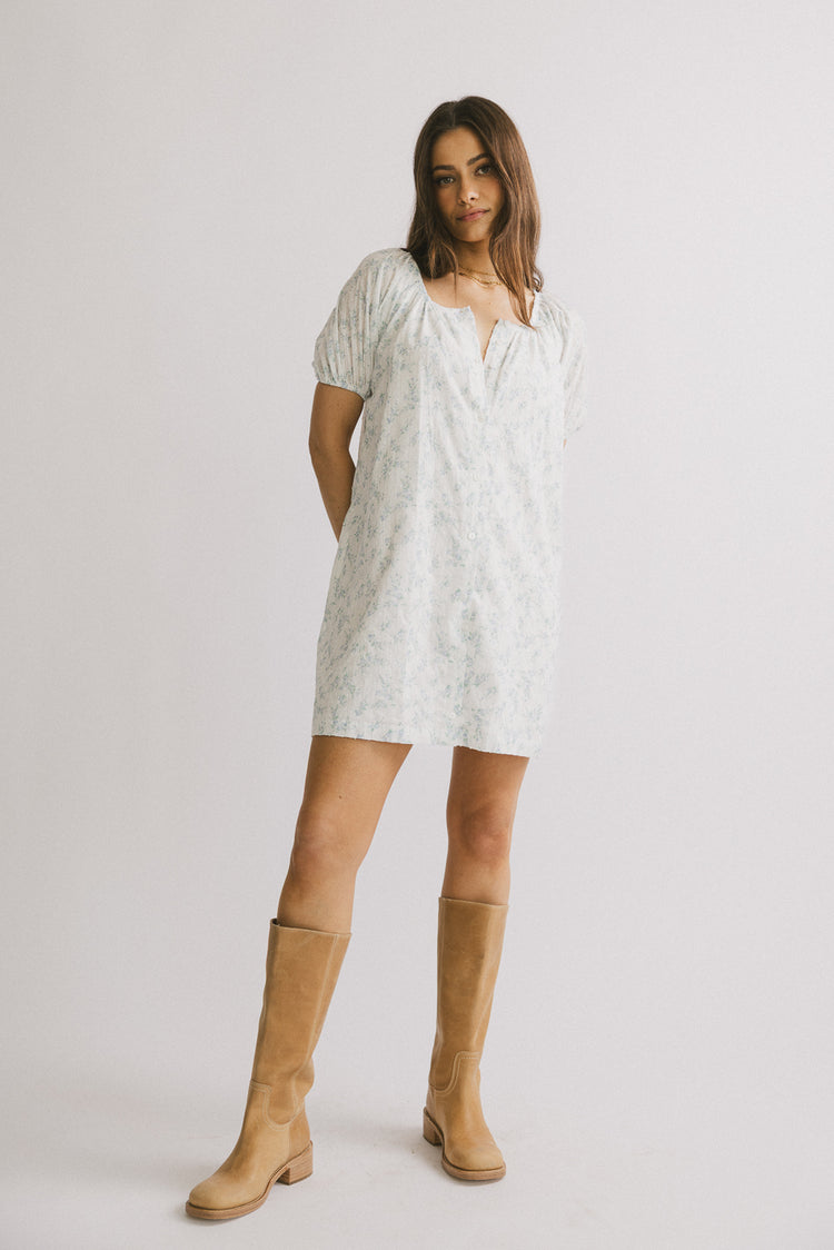 front button down dress