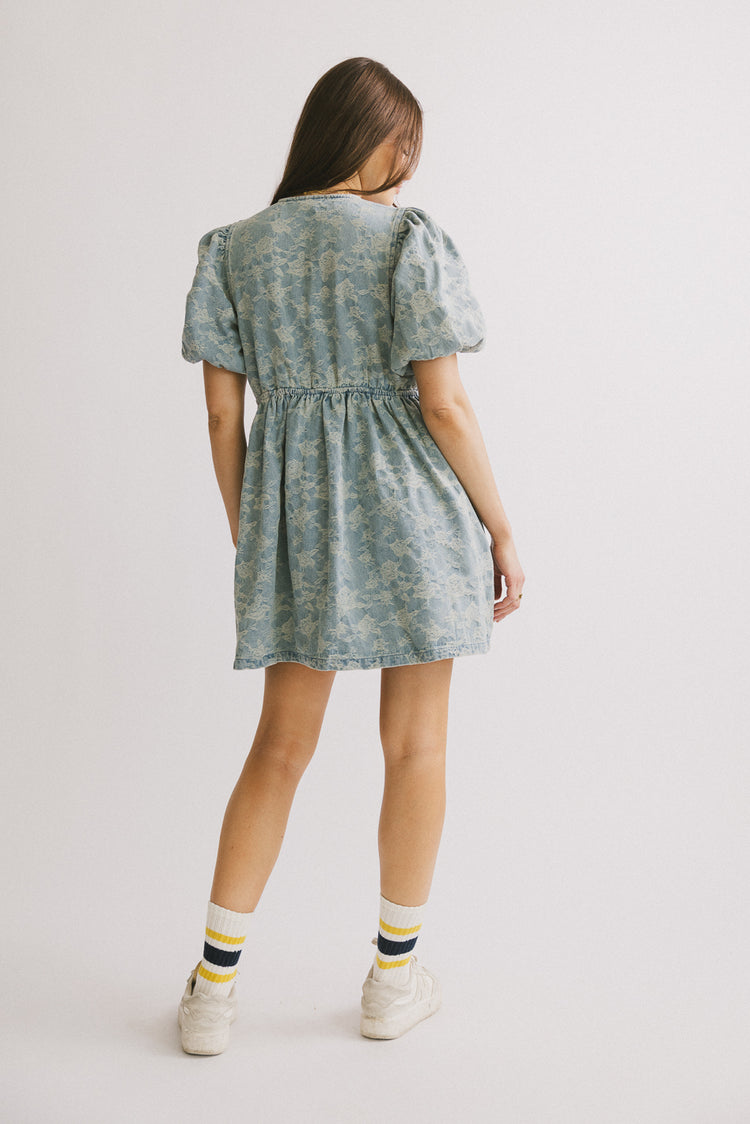 SHORT PUFF SLEEVE MINI DRESS 