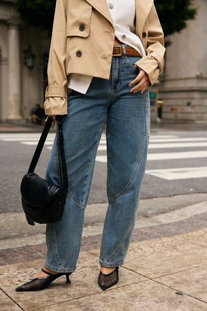Zarha Tapered Barrel Jeans - FINAL SALE