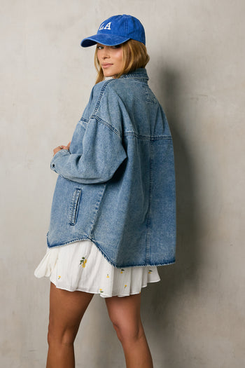 medium wash jacket