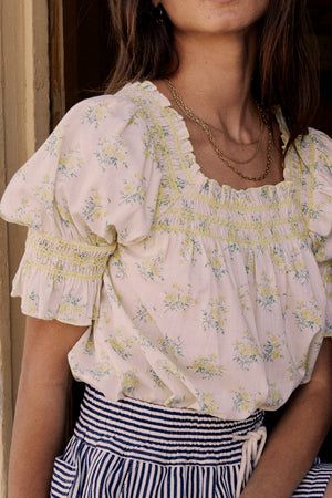 Karrie Floral Blouse - FINAL SALE