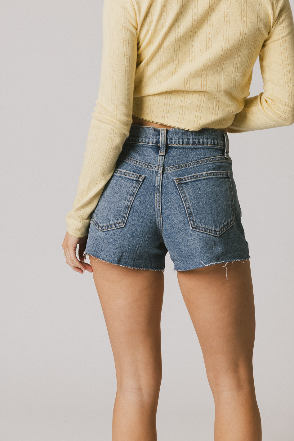 mini denim shorts