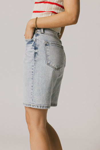 Quinn Light Wash Bermuda Shorts - FINAL SALE