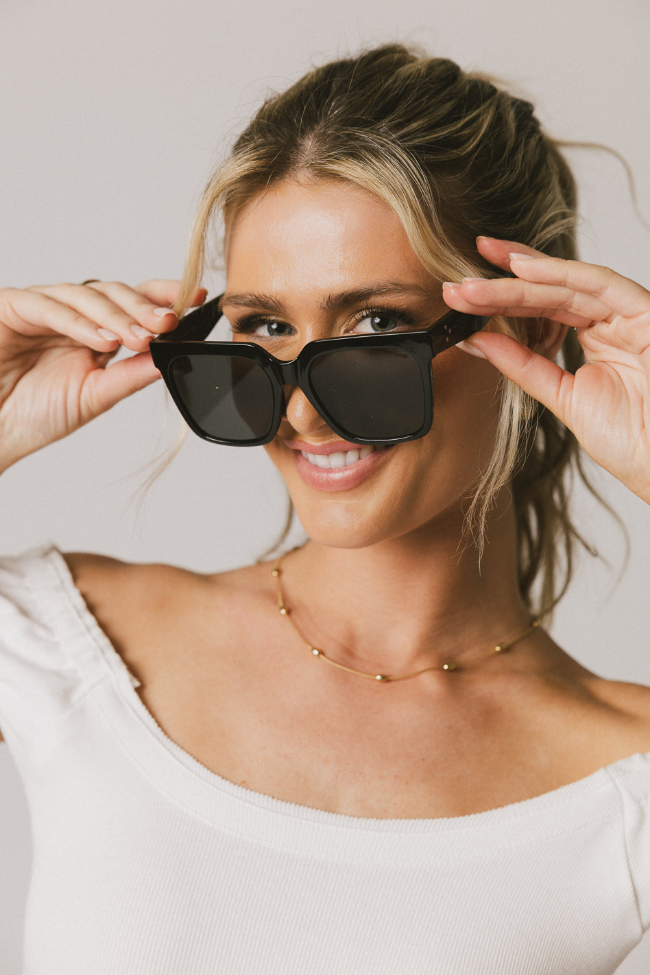 oversized square glasses