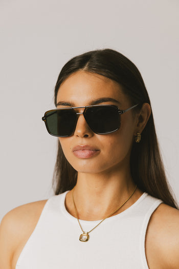 oversized brown glasses