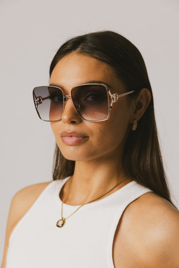 square ombre sunglasses