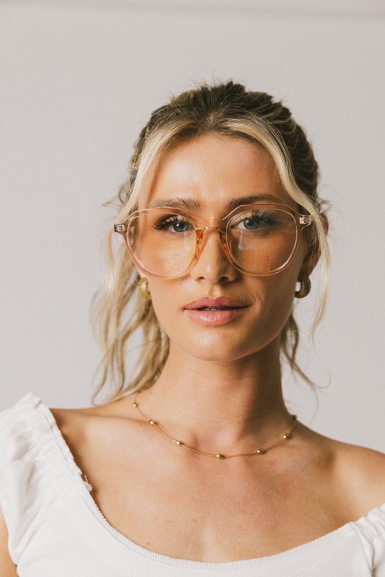 sheer brown frames